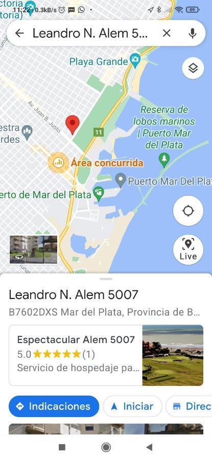 마르델플라타 Espectacular Alem 5007 Piso 7 아파트 외부 사진